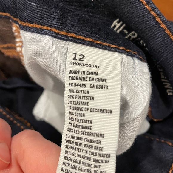 American Eagle Dark Wash High-Rise Jeggings Jeans Womens size 12 - Picture 9 of 9